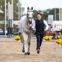 Tom McEwen looks to continue his hot streak, trotting up this week at Boekelo with Isa. 