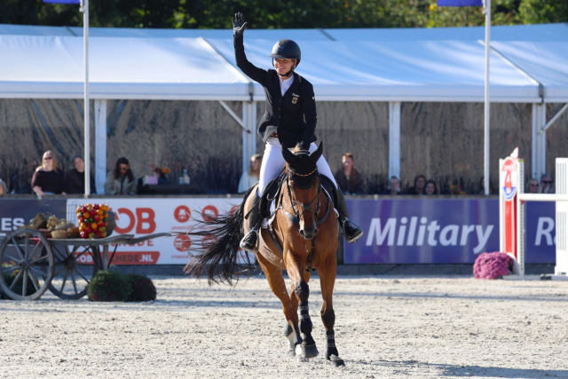 Julia Krajewski and Ero De Cantraie. Photo distributed by Boekelo Press Office.