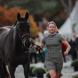 Julie Wolfer and SSH Playboy. Photo by Tilly Berendt.