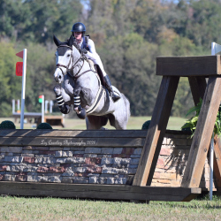 Sterling Pollard and Tinto, winners of the inaugural CCI3*-S U25 division at the October 2026 Bouckaert Farm International Horse Trials. Photo by Liz Crawley Photography.